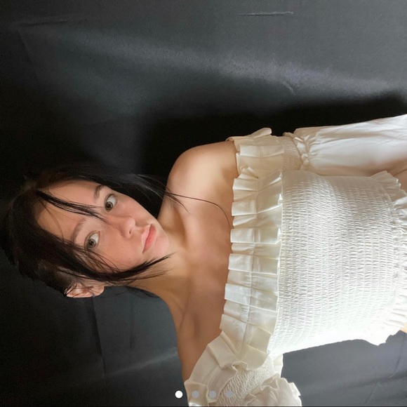 White off the shoulder tube top! - Picture 1 of 3